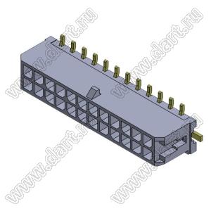 3000WV-S-2X12P (Micro-Fit 3.0™ MOLEX 043045-2418, MF30-SVE1-24) вилка на плату двухрядная прямая SMD; шаг 3,0мм; 2x12-конт.