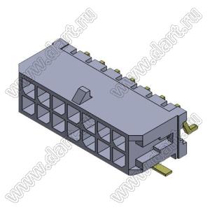 3000WR-S-2xXXP (Micro-Fit 3.0™ MOLEX 043045-XX09, MF30-SHE1-XX)