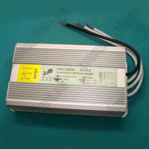 PS-12V200W блок питания; P=200Вт (макс.); Uвых=12В; Iвых=16,6А (макс.)