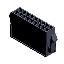 3000HM-2x09P-1 (Micro-Fit 3.0™ MOLEX 43020-1800, MF30-HMD1-18, 5561-18, MMF 2x9 F, MF3-18F, WW300-M2x9) колодка на кабель (вилка) двухрядная с защелками в панель; шаг 3,0мм; P 3,00мм; 2x9-конт.