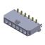 3000WV-S-F-06P (Micro-Fit 3.0™ MOLEX 043650-0621) вилка на плату однорядная прямая SMD с защелками в плату шаг 3,0 мм; 6 конт.; шаг 3,0мм; 6-конт.