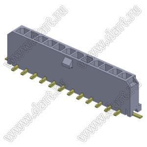 3000WV-S-12P (Micro-Fit 3.0™ MOLEX 043650-1224) вилка на плату однорядная прямая SMD шаг 3,0 мм; 12 конт.; шаг 3,0мм; 12-конт.