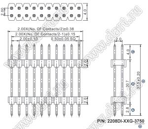 2208DI-38G-3750 (2x19)