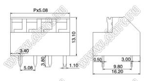 KF237-5.08 (DG237-5.08) серия