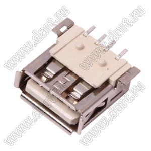 US01-616 розетка USB2.0 на плату SMD тип A