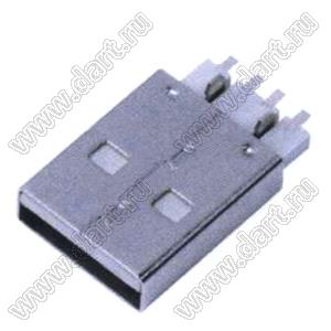 US01-588 вилка USB2.0 на плату SMD тип A
