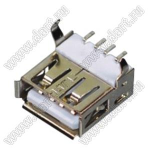 US01-164 розетка USB2.0 на плату SMD тип A