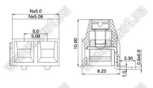 KF127R-5.08 (DG127R-5.08) серия