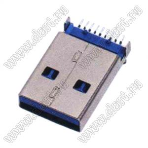 US01-535 вилка USB3.0 на плату SMD тип A