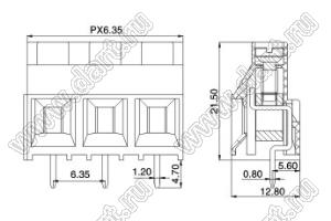 KF635-6.35 (DG635-6.35) серия