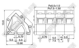 KF243A-7.5 (DG243-7.5) серия