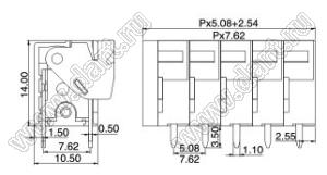 KF142V-7.62 (DG142V-7.62) серия