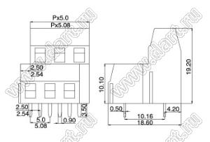 KF127B-5.08 (DG127B-5.08) серия