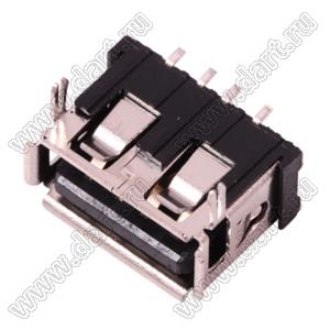 US01-003 розетка USB2.0 на плату SMD тип A