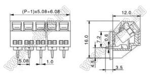 KF127SF-5.08 (DG127SF-5.08) серия