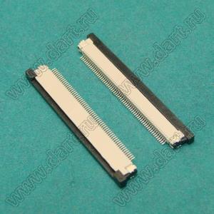 1226-60-02 розетка SMD для плоского шлейфа (FPC); шаг 0,5мм; 60-конт.; контакты снизу