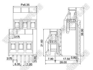 KF635B-6.35 серия