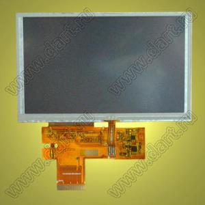 BLKD050C-1-TP дисплей TFT RGB; 5,0"дюйм; 800*RGB*480, WVGAпикс.; 118,5*77,55*4,1мм