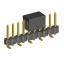 2211SM-10G-B1-CP вилка открытая прямая однорядная на плату для поверхностного (SMD) монтажа с захватом; шаг 2,54мм; 10-конт.