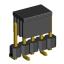 2211SM-05G-B2-CP вилка открытая прямая однорядная на плату для поверхностного (SMD) монтажа с захватом; шаг 2,54мм; 5-конт.
