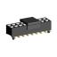 2207SM-18G-24-PCG розетка прямая двухрядная с направляющими на плату для поверхностного (SMD) монтажа с захватом; шаг 2,00 x 2,00 мм; (2x9) конт.