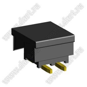 2207SM-04G-24-PCP розетка прямая двухрядная на плату для поверхностного (SMD) монтажа с захватом; шаг 2,00 x 2,00 мм; (2x2) конт.