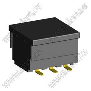 2214SM-06G-50-PCP розетка двухрядная прямая на плату для поверхностного (SMD) монтажа с захватом; P=2,54мм