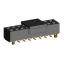 2214SM-18G-62-PCG розетка двухрядная прямая с направляющими на плату для поверхностного (SMD) монтажа с захватом; 18-конт.; P=2,54мм