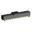 2214SM-28G-62-PCG розетка двухрядная прямая с направляющими на плату для поверхностного (SMD) монтажа с захватом; 28-конт.; P=2,54мм