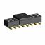 2207SM-16G-24-PCP розетка прямая двухрядная на плату для поверхностного (SMD) монтажа с захватом; шаг 2,00 x 2,00 мм; (2x8) конт.