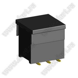 2214SM-06G-75-PCP розетка двухрядная прямая на плату для поверхностного (SMD) монтажа с захватом; 6-конт.