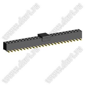 2207SM-48G-45-PCP (2x24) (PBD2-48SM, Molex 78788-4823) розетка прямая двухрядная на плату для поверхностного (SMD) монтажа с захватом; P=2.00x2.00; 48-конт.