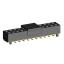 2214SM-24G-62-PCG розетка двухрядная прямая с направляющими на плату для поверхностного (SMD) монтажа с захватом; 24-конт.; P=2,54мм