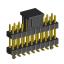 2208SMDI-20G-3090-CG вилка открытая прямая двухрядная приподнятая с направляющими на плату для поверхностного (SMD) монтажа с захватом; шаг 2,00 x 2,00 мм; (2x10) конт.
