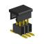 2199SB-006G-SM-3025-CP вилка штыревая открытая прямая двухрядная на плату для поверхностного (SMD) монтажа с захватом; шаг 1,27 x 1,27 мм; (2x3) конт.