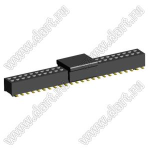 2192SM3-048G-CP розетка двухрядная на плату для поверхностного (SMD) монтажа с захватом; шаг 1,00 x 1,00 мм; (2x24) конт.