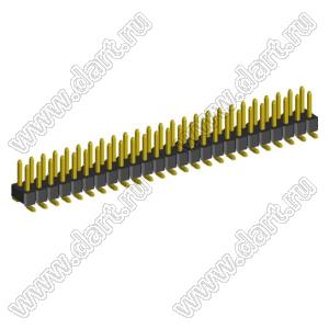 2208SM-50G (PLD2-2x25SMD) вилка SMD прямая двухрядная, шаг 2,0 мм, 2х25конт.; P=2.00x2.00; 50-конт.