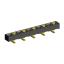 2200SA-10G-SM2-B2 розетка прямая однорядная (гнездо) для поверхностного (SMD) монтажа на плату; P=1,27мм; 10-конт.