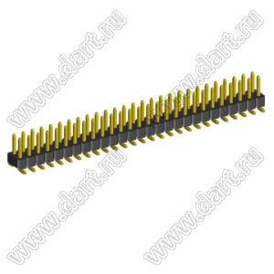 2208SM-54G (PLD2-2x27SMD, Molex 87759-5414) вилка SMD прямая двухрядная, шаг 2,0 мм, 2х27конт.; P=2.00x2.00; 54-конт.