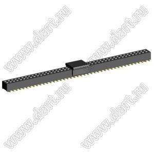 2192SM4-084G-CP розетка двухрядная на плату для поверхностного (SMD) монтажа с захватом; шаг 1,00 x 1,00 мм; (2x42) конт.