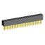 2200SB-40G-A2 розетка прямая двухрядная (гнездо) на плату для монтажа в отверстия, шаг 1,27x1,27мм, A1=1,75 мм, 2x20конт.