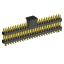 2208SMDI-48G-3090-CG вилка открытая прямая двухрядная приподнятая с направляющими на плату для поверхностного (SMD) монтажа с захватом; шаг 2,00 x 2,00 мм; (2x24) конт.