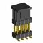 2208SMDI-08G-3090-CP вилка открытая прямая двухрядная приподнятая на плату для поверхностного (SMD) монтажа с захватом; шаг 2,00 x 2,00 мм; (2x4) конт.