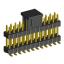 2208SMDI-24G-3090-CP вилка открытая прямая двухрядная приподнятая на плату для поверхностного (SMD) монтажа с захватом; шаг 2,00 x 2,00 мм; (2x12) конт.