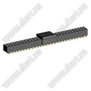 2192SM4-056G-CP розетка двухрядная на плату для поверхностного (SMD) монтажа с захватом; шаг 1,00 x 1,00 мм; (2x28) конт.