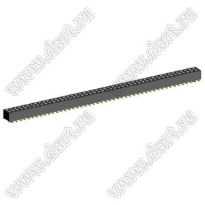 2192SM4-094G розетка двухрядная на плату для поверхностного (SMD) монтажа; шаг 1,00 x 1,00 мм; (2x47) конт.