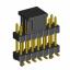 2208SMDI-14G-3090-CG вилка открытая прямая двухрядная приподнятая с направляющими на плату для поверхностного (SMD) монтажа с захватом; шаг 2,00 x 2,00 мм; (2x7) конт.