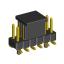 2208SM-12G-4027-CG вилка открытая прямая двухрядная с направляющими на плату для поверхностного (SMD) монтажа с захватом; шаг 2,00 x 2,00 мм; (2x6) конт.