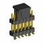 2208SMDI-12G-3090-CG вилка открытая прямая двухрядная приподнятая с направляющими на плату для поверхностного (SMD) монтажа с захватом; шаг 2,00 x 2,00 мм; (2x6) конт.