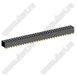 2192SM4-058G розетка двухрядная на плату для поверхностного (SMD) монтажа; шаг 1,00 x 1,00 мм; (2x29) конт.